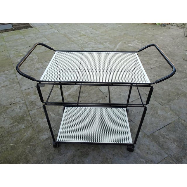 Postmodern Bar Cart Trolley by Tjerk Reijinga for Pilastro, Holland, 1980s For Sale - Image 17 of 18