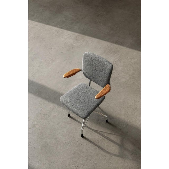 Mid-Century Scandinavian Modern Industrial Office Swivel Chair from Verkstads AB Lindqvist, 1960s For Sale - Image 12 of 18