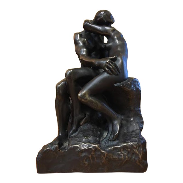 Auguste Rodin, "The Kiss", Authentic Musée Rodin, Paris Reproduction Chairish