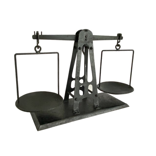 Art Deco Extraordinary Antique French Balance Scale For Sale - Image 3 of 13