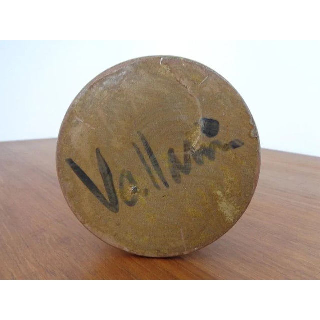 French Studio Ceramic Vase from Vallauris, 1960s For Sale - Image 6 of 11