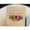 0.50 Carat Natural Ruby and Diamond 14 Karat Yellow Gold Ring For Sale - Image 16 of 18