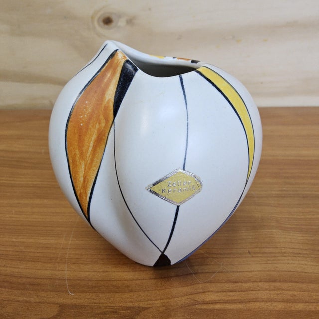 Modernist Ceramic Vase by Georg Schmider for Zeller Keramik, West Germany, 1950 For Sale - Image 15 of 15
