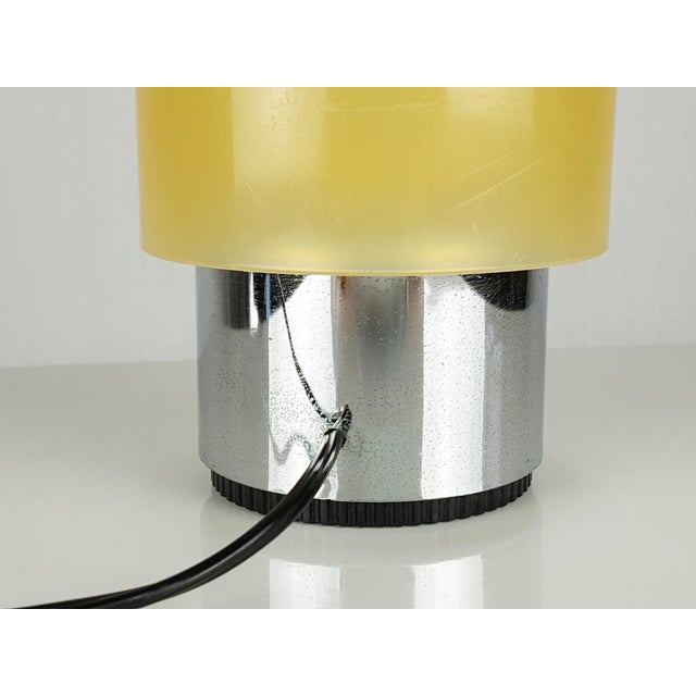 Vintage Plastic Tic Tac Table Lamp by Giotto Stoppino for Kartell, 1971 For Sale - Image 6 of 8