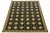 French Vintage Handcrafted French Aubusson Wool Rug in Black With Floral Pattern For Sale - Image 3 of 11