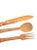Mid Century Tribal Hand Carved Wooden Serving Utensils- Set of 3 For Sale - Image 11 of 12
