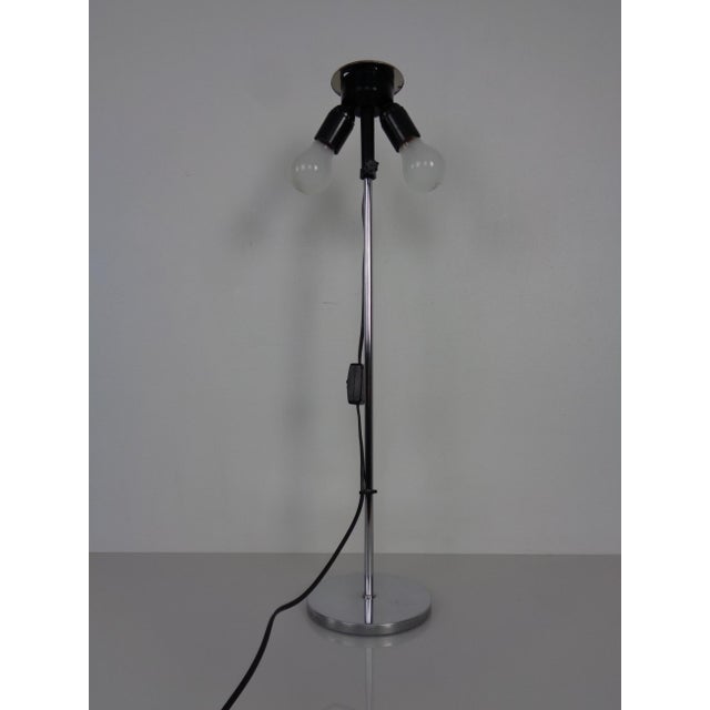 Chrome-Plated Plastic Table Lamp, Italy, 1960s For Sale - Image 9 of 18