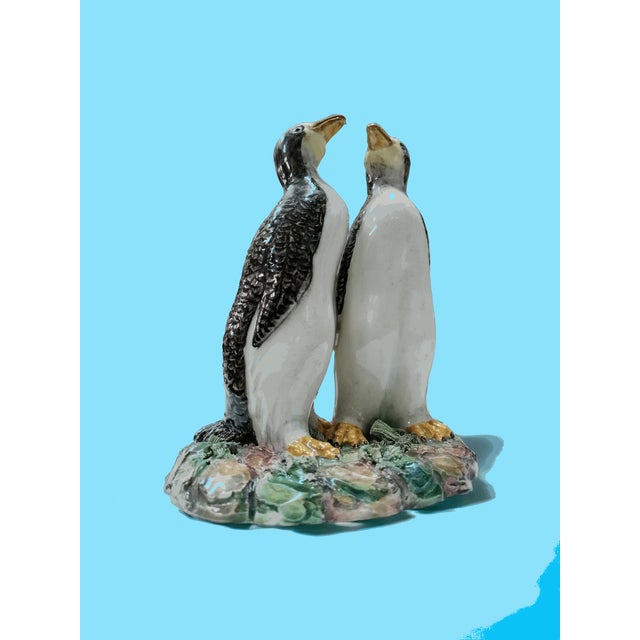 Ceramic Penguin Figurine Grop For Sale - Image 5 of 8