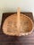 Vintage Split Oak Gathering Basket With Warm Patina For Sale - Image 4 of 9
