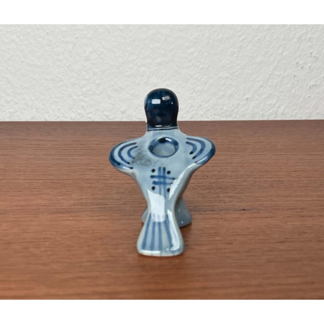 Mid-Century Modern Danish Studio Pottery Bird Candleholder from Søholm, 1960s For Sale - Image 9 of 17