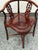 Vintage Rosewood Asian-Inspired Corner Chairs, Pair For Sale - Image 11 of 12
