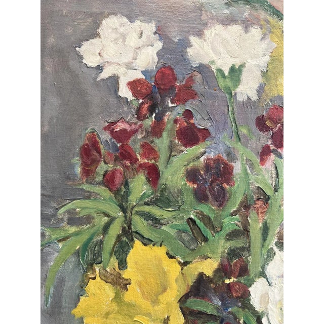 Benjamin II Vautier, Napperon, 1925, Oil on Canvas For Sale - Image 4 of 12