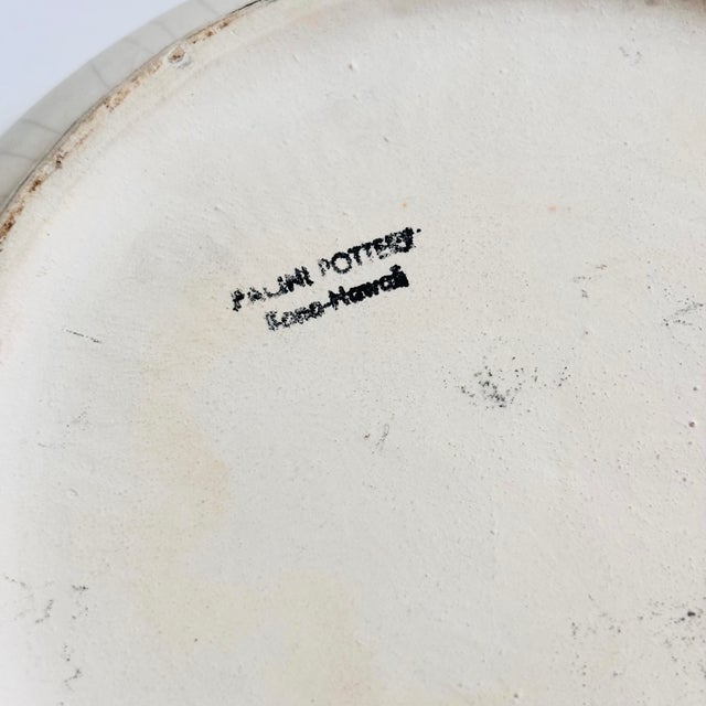 Jon Pacini Pottery Lidded Crocus Bowl, Hawaii For Sale - Image 11 of 11