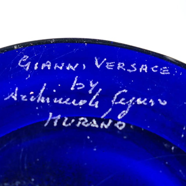 Art Glass Vase by Gianni Versage for Vetreria Archimede Seguso Ca. 1990s For Sale - Image 9 of 9