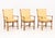 Modern Set of Six Pierce Martin Modern Bamboo and Rattan Wrapped Arm Chairs For Sale - Image 3 of 14