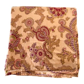 Batik Print Cotton Tablecloth For Sale