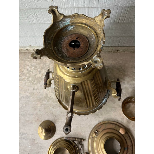 1890s Antique Solid Brass Samovar Coffee or Tea Dispenser For Sale - Image 10 of 10