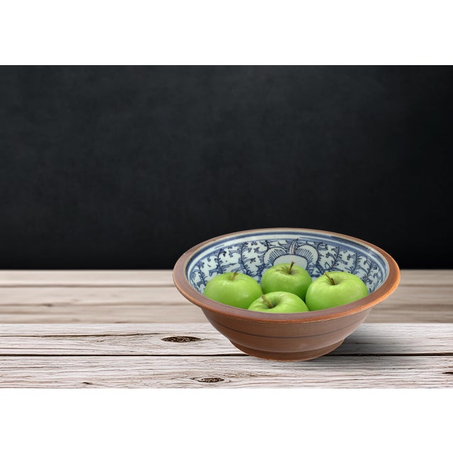 Mid 19th Century Chinese Qing Dynasty Batavian Bowl For Sale - Image 4 of 4