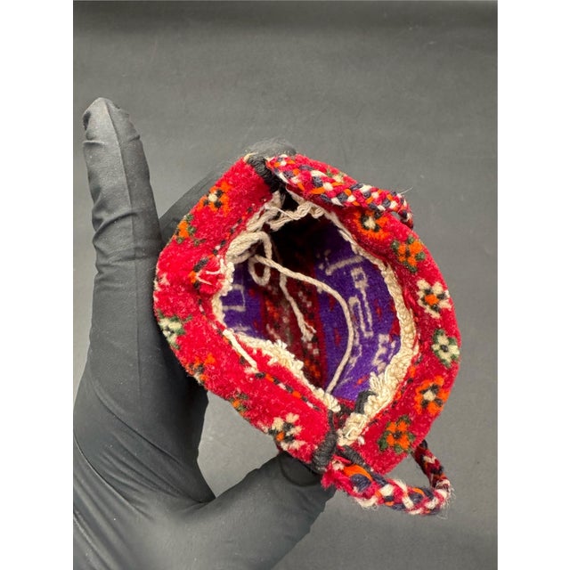 Early 20th Century Antique Tailsman Bag, Medicine Bag, Textile Pouch For Sale - Image 5 of 8