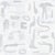Contemporary Sample - Canvas Wallpaper by Susan Hable in White For Sale - Image 3 of 3
