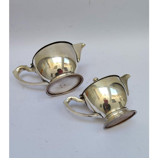 Sauceboats in Nickel Silver by Gio Ponti, 1930s, Set of 2 For Sale - Image 9 of 12