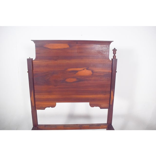 Portuguese Rosewood Double Bed, 1890 For Sale - Image 12 of 14