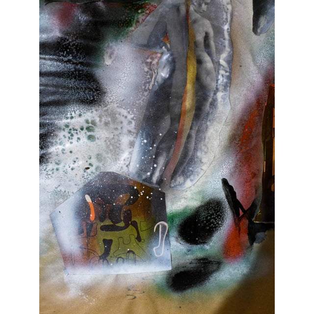 "Venus" Abstract Mixed-Media Collage For Sale In New York - Image 6 of 6
