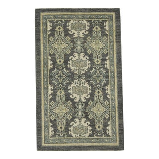 Turkish Oushak Rug 4'1" x 6'9" #20356 For Sale