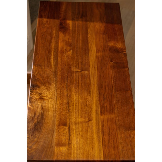 1961 Solid Walnut Mid-Century Modern Low Chest With 4 Drawers, Attributed For Sale - Image 9 of 13