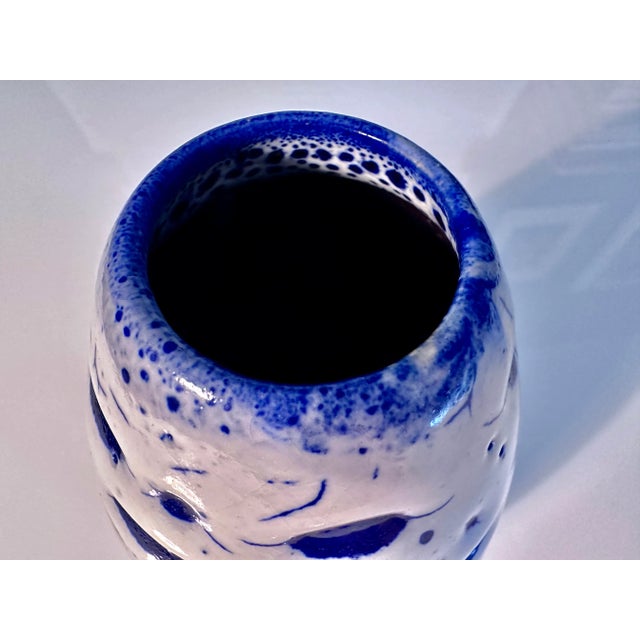 Small Fat Lava Studio Ceramic Art Vase by Ralf & Gudrun Unterstab for Kunsttöpferei Unterstab KTU, 1970s For Sale - Image 4 of 9