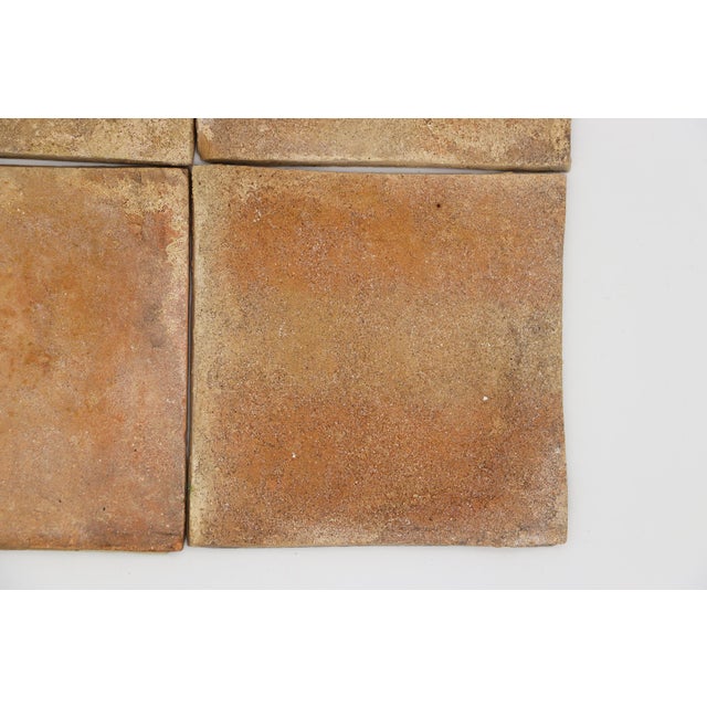 19th Century Set of Four Tiles Blue & White Floral, Portuguese For Sale - Image 12 of 14