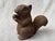 Vintage Rusty Cast Iron Squirrel Eating an Acorn Statue For Sale - Image 9 of 12