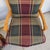 Vintage Louis XV French Provincial Armchairs Plaid Tartan Fauteuil Cabriole Legs For Sale - Image 15 of 16
