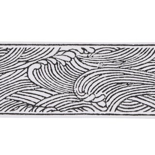 Schumacher Umi Tape Trim In Black For Sale