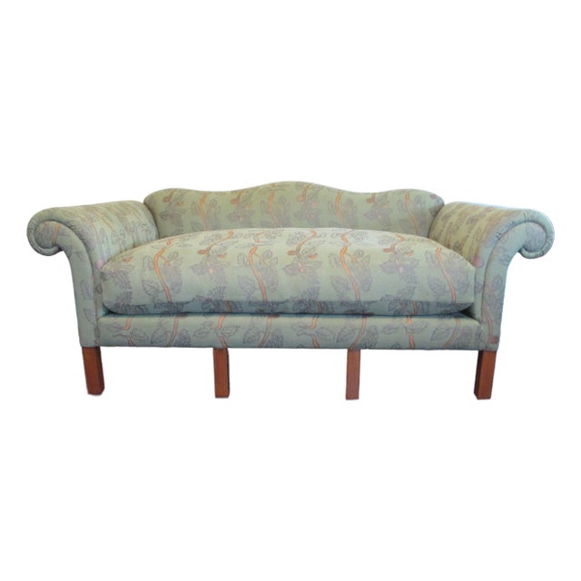 Bespoke Beata Heuman Country Wave Sofa For Sale