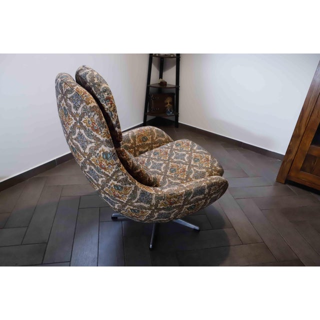 Beige Vintage High-Back Swivel Chairs from Up Závody, 1960s, Set of 2 For Sale - Image 8 of 15