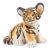 Italian Modern Tiger Cub Ceramic Sculpture For Sale