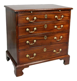 Late 18th Century George III Mahogany Bachelors Chest of Drawers