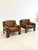 Beige Sapporo Armchair by Mario Marenco for Mobil Girgi Striped, 1970s For Sale - Image 8 of 12