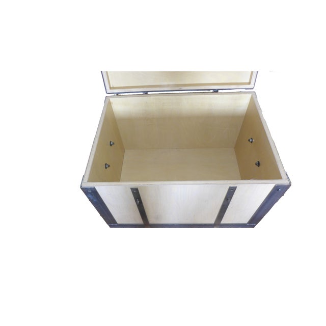 This is a very sturdy, decorative, yet functional Storage Chest. The chest can be used as an ottoman or a coffee table...