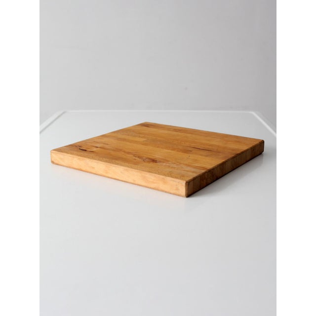 Wood Vintage Handmade Wood Cutting Board For Sale - Image 7 of 12
