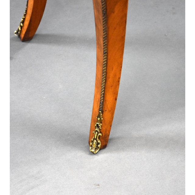 19th Century English Victorian Burl Walnut and Marquetry Inlaid Card Table, 1860s For Sale - Image 15 of 16