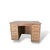 Vintage Pine and Oak Twin Pedestal Desk with Drawer For Sale - Image 6 of 12