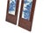 Wood Pair Chinese Blue White Landscape Porcelain Painting Wall Panels For Sale - Image 7 of 10