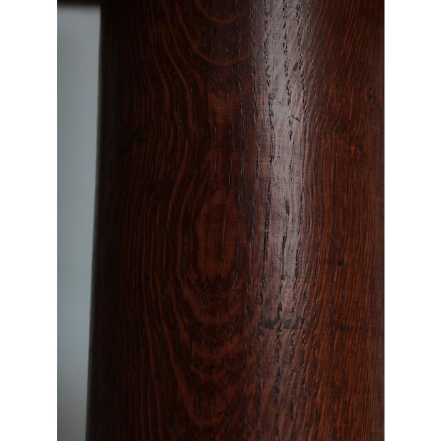 Danish Modern Stained Oak Side Table attributed to Otto Færge, Denmark, 1940s For Sale - Image 12 of 18