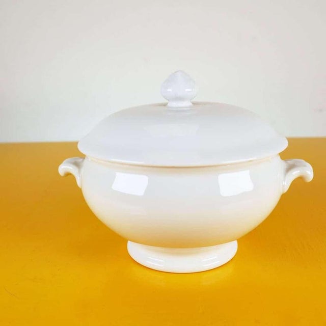 Ceramic Soup Tureen with Decorations from Richard Ginori For Sale - Image 7 of 10