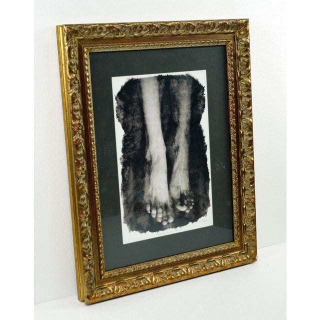 Traditional Mid 20th Century Framed Photograph of Feet Signed by Vladimir Clavijo Photographer For Sale - Image 3 of 13