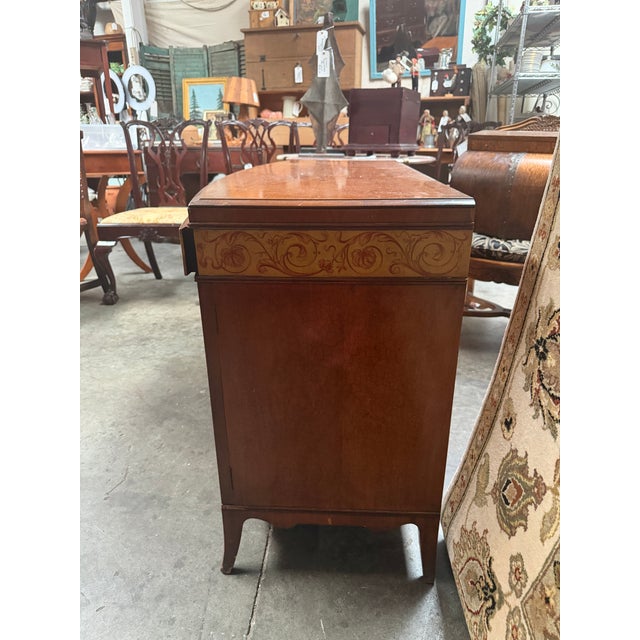 Early 20th-Century Antique Venetian Neoclassical Painted Vanity For Sale - Image 4 of 15
