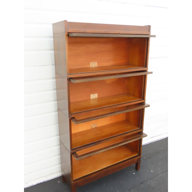 Globe Wernicke Globe Wernicke Sectional Stackable Bookcase Display Lawyer File Cabinet 6570c For Sale - Image 4 of 18