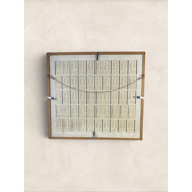 Vintage Copes Golfers cigarette cards framed All 50 Cope's Golfers cigarette cards, framed together as a complete set,...